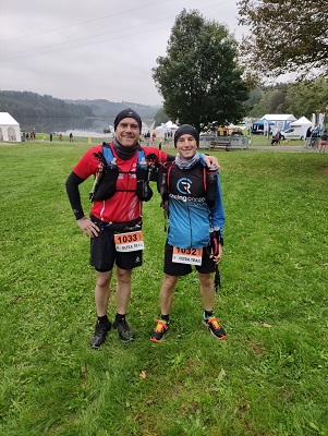 2021-10-Grand trail d'auvergne - Fred et Romain